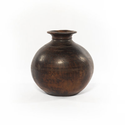 Vase de table en bois récupéré Hentschel