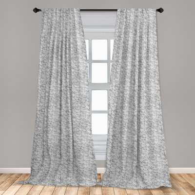 Semi Sheer Curtain Pair