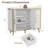 47.3" 3 Drawer Sideboard, White-423576137