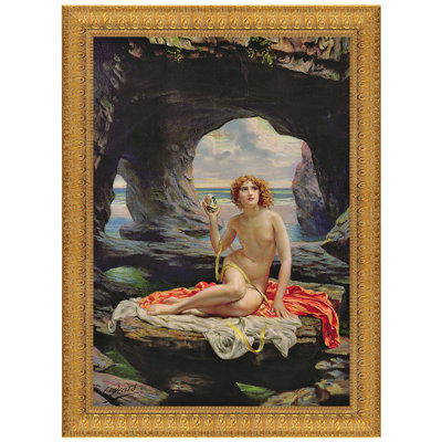 «At Low Tide, 1913» par Sir Edward John Poynter, reproduction d'art encadrée