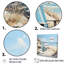 «Coastal Beach Charm Retreat II», reproduction sur toile-1365137657-1365137656