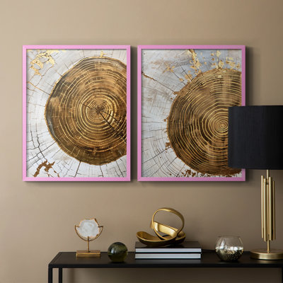 ABSTRACT Series CXLII - Reproduction encadrée de qualité supérieure - prête à être accrochée - aucun clou requis - aucun clou requis