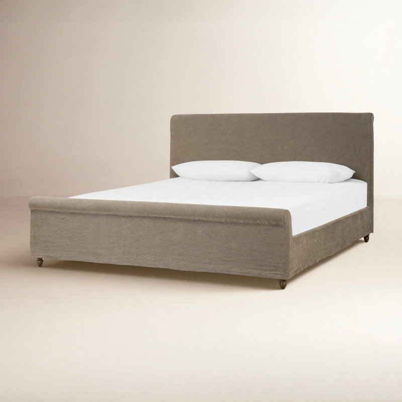 Dalia Bed, King, Brown