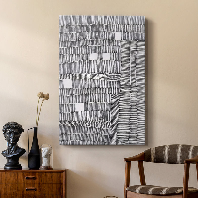 Tedious II -Custom Wrapped Gallery Cavas, 60" H x 40" W