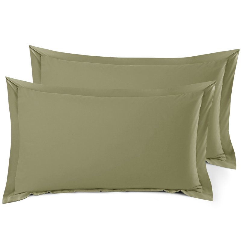 Taie décorative 100% polyester , Sauge vert, 20 po x 26 po