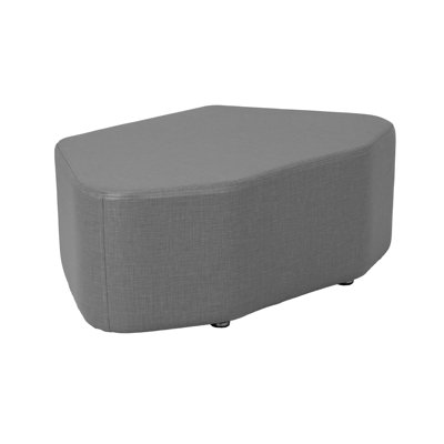 Upholstered Petal Ottoman 12" Height