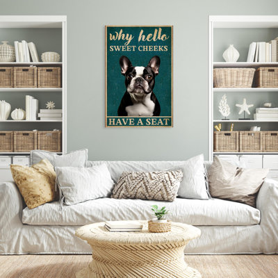 Bouledogue français ont un siège