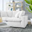 Causeuse en cuir végétalien rembourré de duvet Modway Commix-511614253