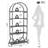 Versatile Display Rack,5-Tier Bookshelf,Compact Arched Bookcase