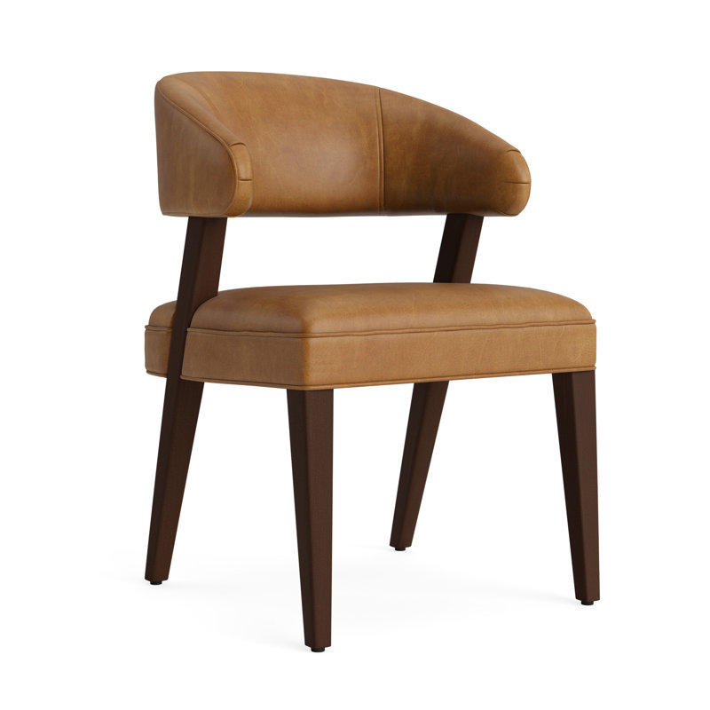 Keane Upholstered Dining Chair, Bedford - Saddle, Sienna