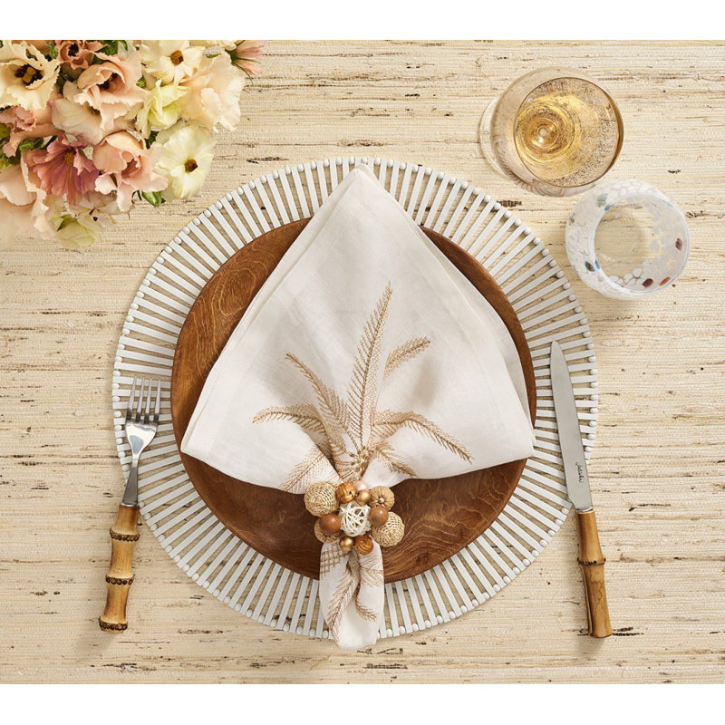 Spoke Placemat, White