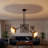 2-Light Adjustable Arm Modern Metal Chandelier