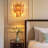Fenella 3-Light Dimmable Iron Amber Glass Flush Mounted Sconce-2013820025
