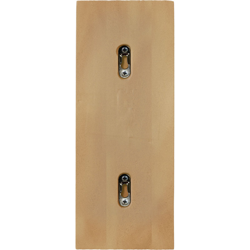 Corbeau en bois Diane, Chêne rouge, H 12 po x l 4,75 po x P 6 po