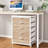 5-Drawer Wood File Cabinet