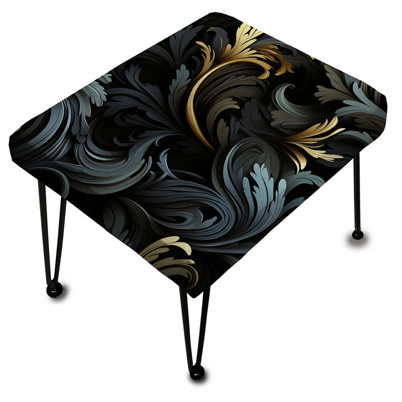 Riggen - Paisley Rectangle Ottoman