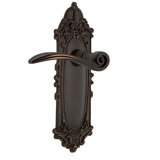 Victorian Plate Passage (Hall & Closet) with Swan Lever