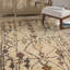 Tapis brun / beige en jute noué à la main Semele Southwestern-336235257