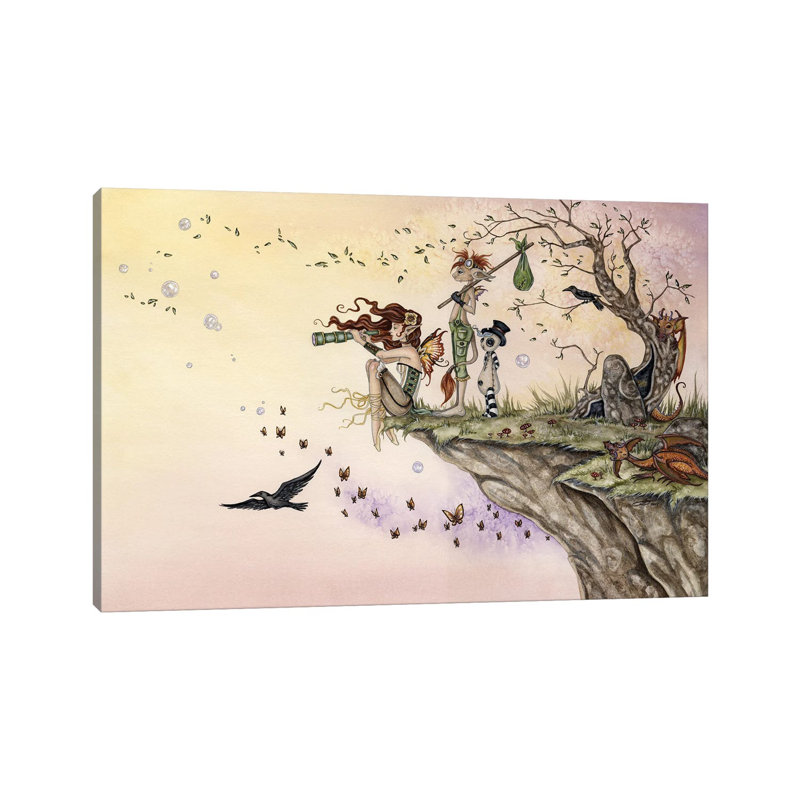 Where The Wind Takes You by Amy Brown - Print on Canvas, Wrapped Canvas, 101.6cm H x 152.4cm W x 3.81cm D