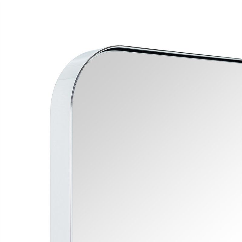 Miroir de salle de bain Kengston, Chrome chrome, 40 po x 30 po