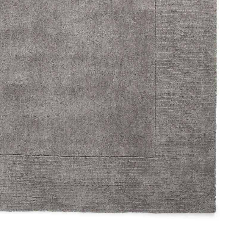 Solid Colour Wool Hand Tufted Area Rug, Rectangle 120 x 170 cm