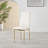 Eubanks Faux Leather Upholstered Metal Leg Dining Chair-535111024-535111036