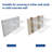 48 " W Steel Wall Mounted Shelving Unit-981290496