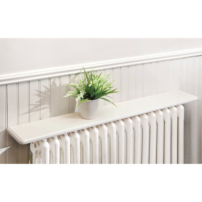 Sylvan Place Easyfit Radiator Shelves, White, 115.5cm W x 13cm D