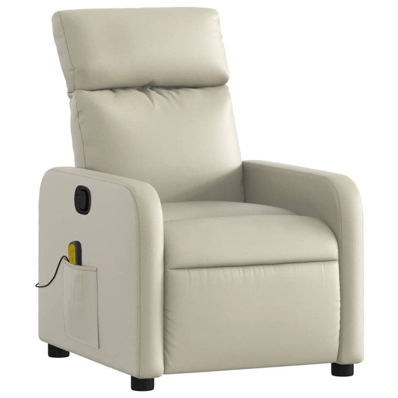  Fauteuil de massage inclinable gris foncé, Gris foncé