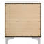 Table de chevet blanche avec deux tiroirs fonctionnels - Style classique et fonction de glissement en métal lisse pour glissières centrales de chambre à coucher 2 po