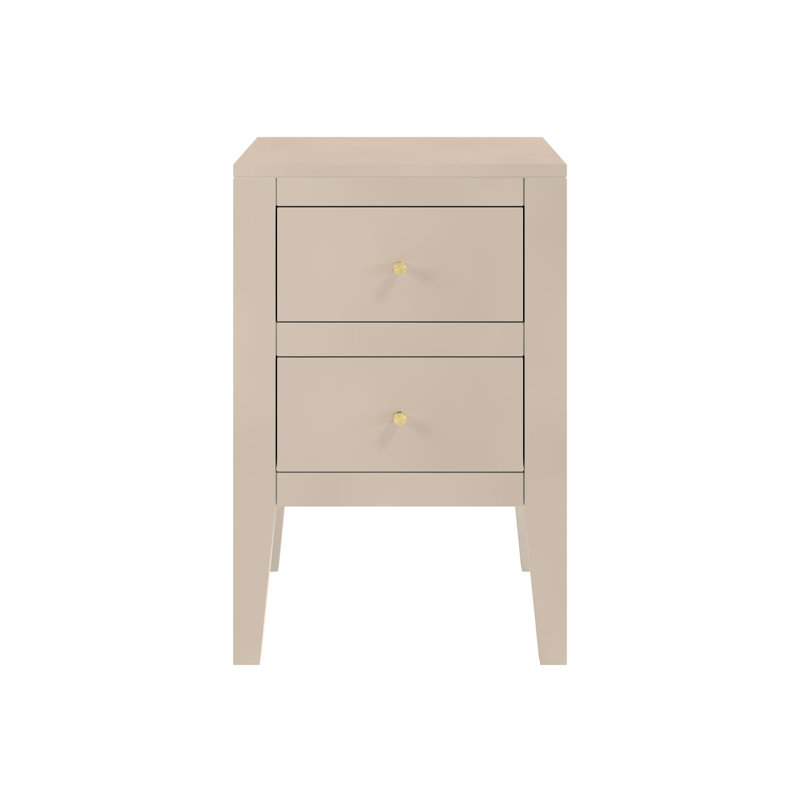 Osborn 40cm W Solid + Manufactured Wood Bedside Table