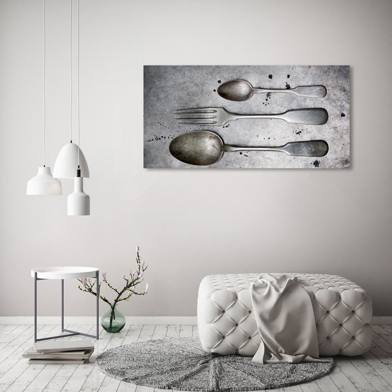 Cutlery - Wrapped Canvas Print