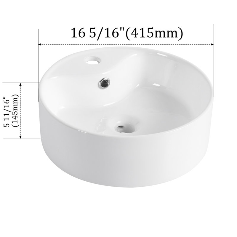 Lavabo pour salle de bain en céramique