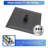 16" Ceiling Mount Ultra Thin Rainfall Shower Head 2.5 GPM Square Overhead Shower-123845495
