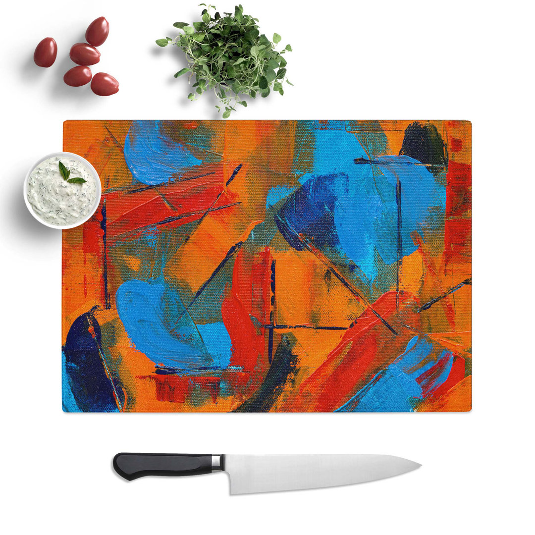 Tempered Glass Art Painting Vol.48 Chopping Board