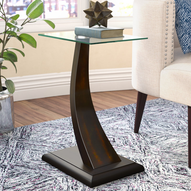 Frascati Glass Top End Table
