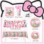 Ensemble de décorations pour la fête d'anniversaire Hello Kitty, pour enfants, 128 pièces Hello Kitty