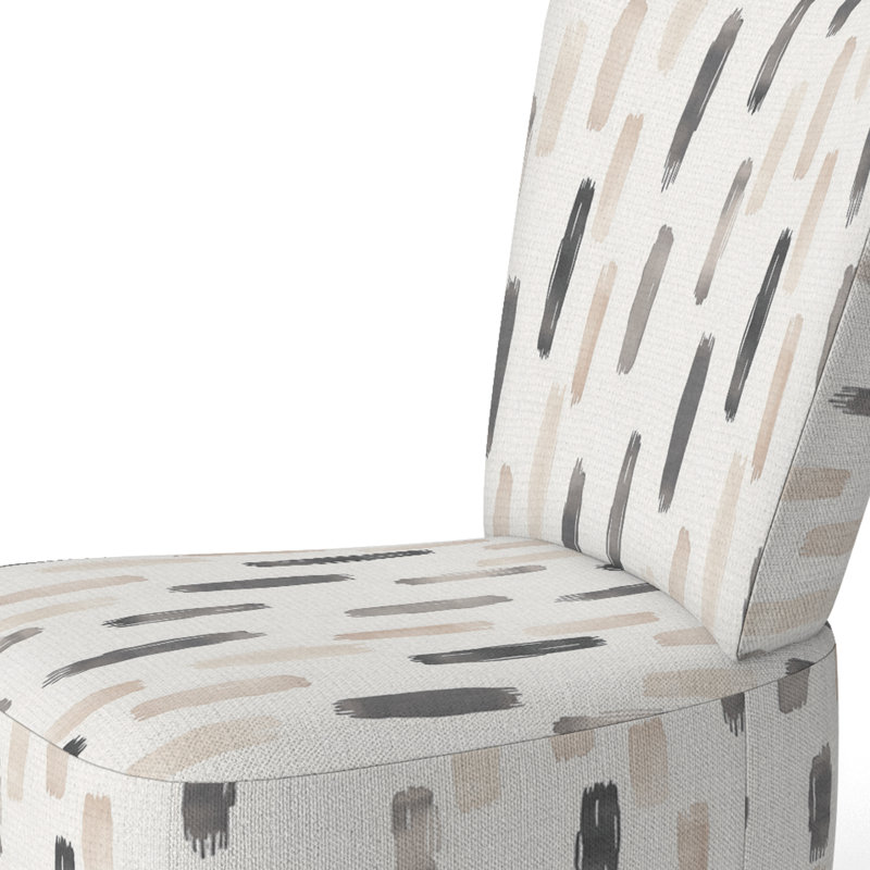 Chaise d'appoint Modern - rembourrée Dash Flow - gris, gris, gris, Chaise d'appoint sans accoudoirs