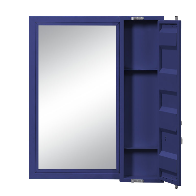 Miroir de salle de bain Cargo, Bleu