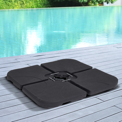 Base de parasol autoportante en plastique