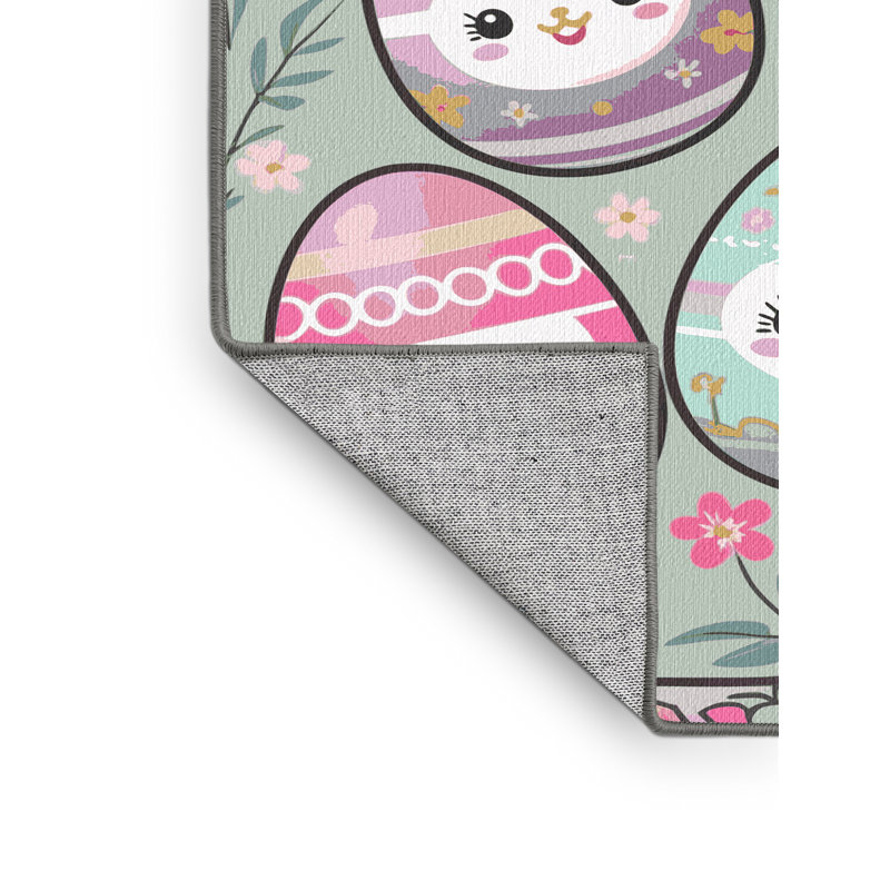 Le tapis des Fêtes de Pâques Printemps Aisle®, Rectangulaire 2 pi x 3 pi