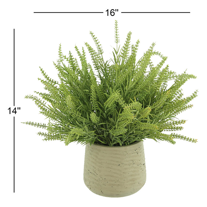 Fausse plante 14 po Astilbe en pot de Fiberstone