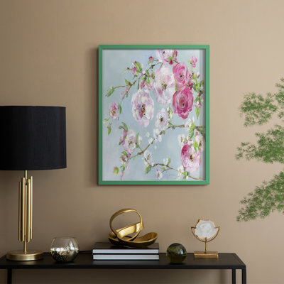 «Scent of Spring», reproduction encadrée - bois massif