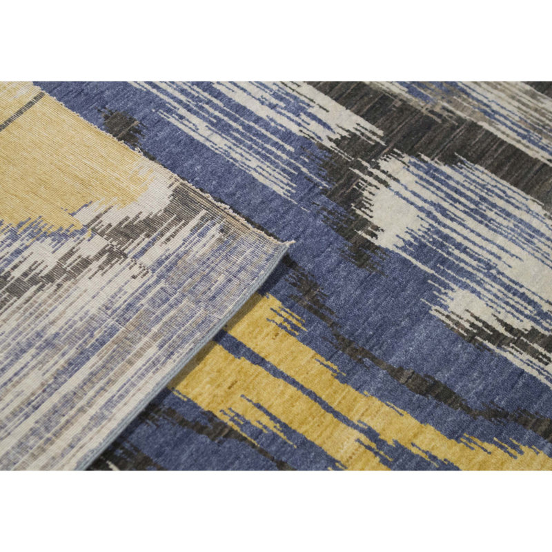 Wool Abstract Area Rug