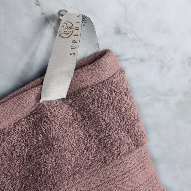 Drap de bain en coton peigné Glenlee, Grape Shake