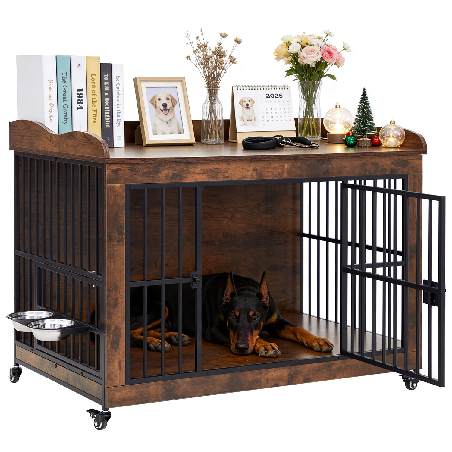 Fresh Look at Tucker Murphy Pet 42 Dog Crate Furniture For Medium Large