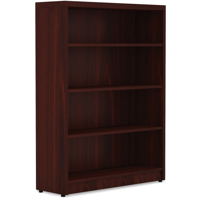 Bibliothèque standard Zanger, Noyer, H 51,2 po x l 37,8 po x P 12,5 po