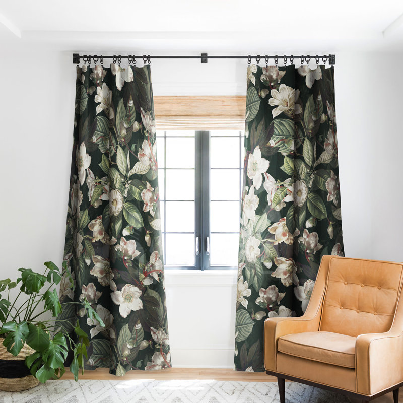 Yuel Blackout Curtain Single Panel, 50" W x 120" L