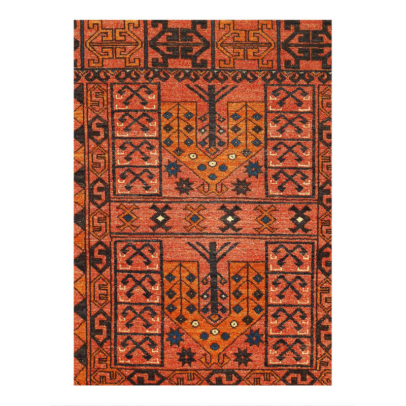 Afghan Baluch Wool Rug 3'3"X 3'9"