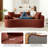 Boneless 86.2" Extended Plush Fabric Sofa-1192988932